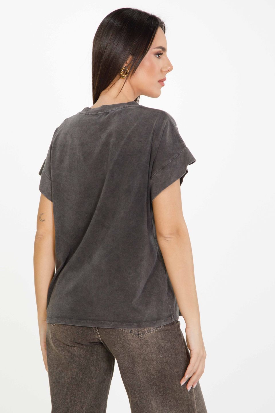 T-shirt με στρας