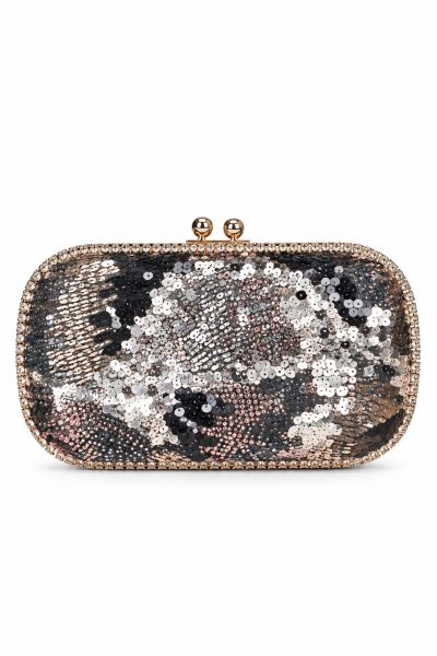 Τσάντα χειρός clutch με παγιέτες