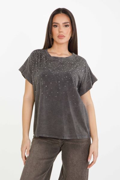 T-shirt με στρας