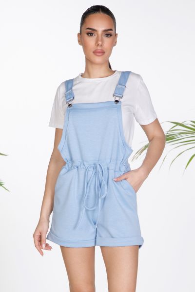 Σετ σαλόπετα σορτς από ποντοστόφα με T-shirt