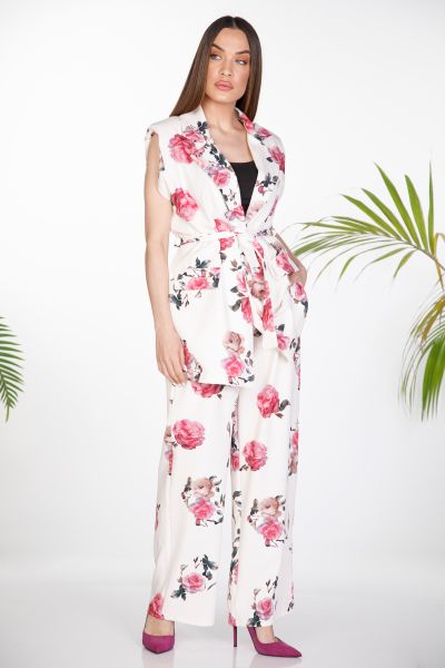 Floral co-ord vest and trousers set