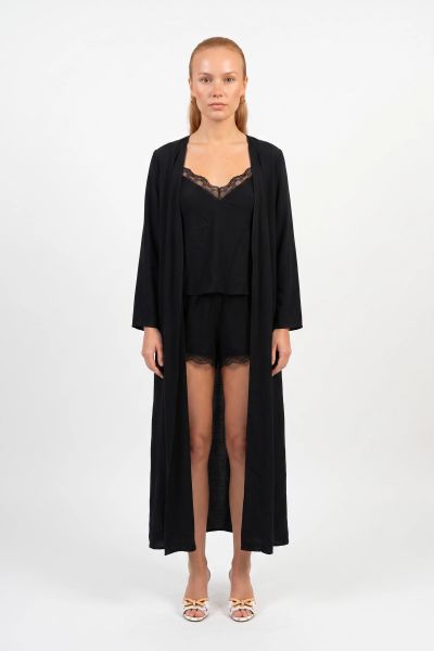 Σετ homewear 3 τεμαχίων με δαντέλα