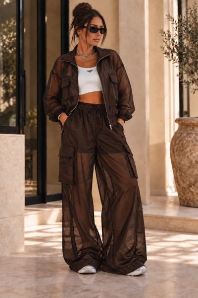 See through σετ με cargo λεπτομέρειες