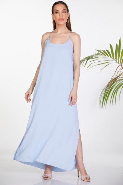 Maxi dress with cross back