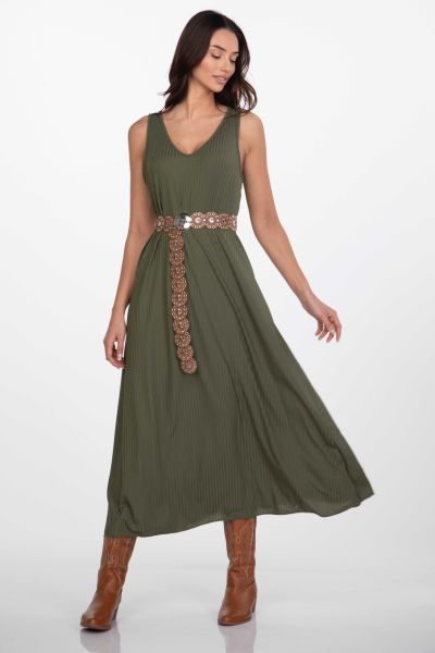 Oversized ribbed maxi φόρεμα
