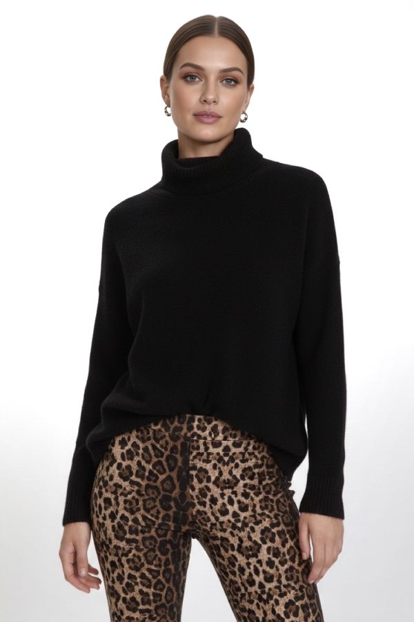 Πλεκτή μπλούζα ζιβάγκο