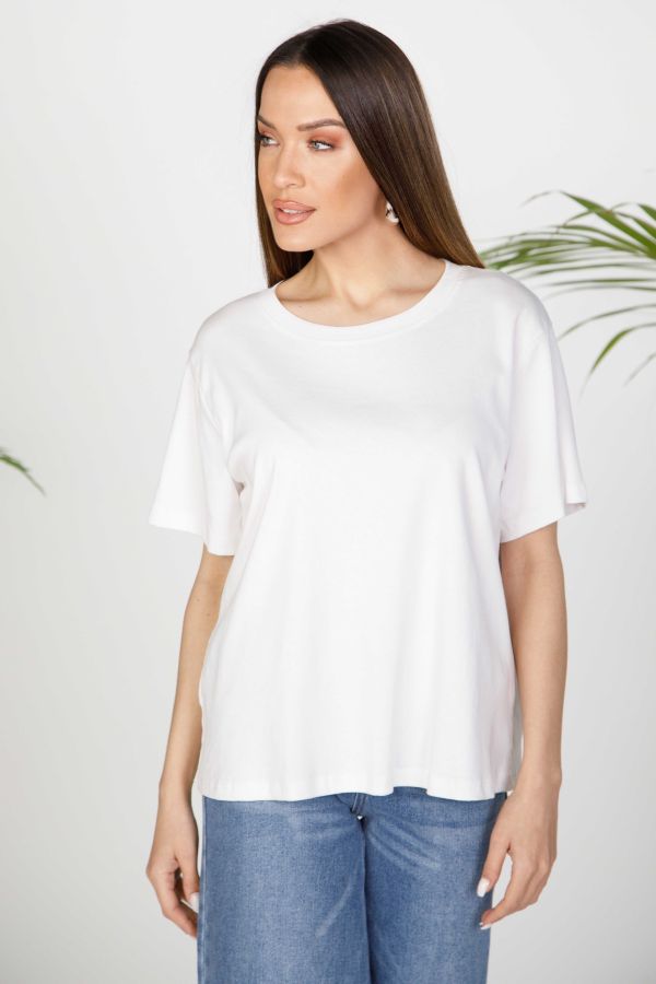 T-shirt μονόχρωμο