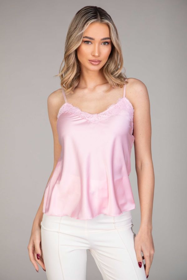 Satin lingerie top