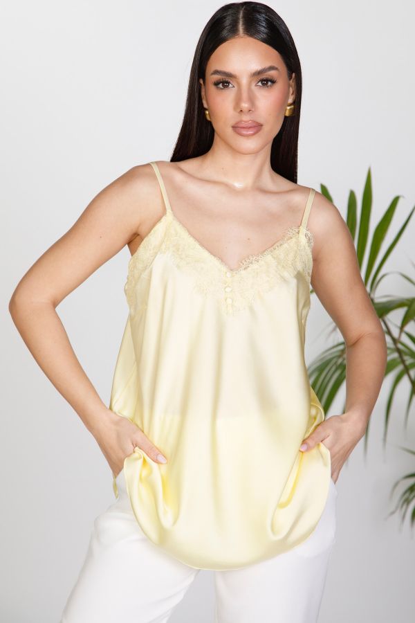 Lingerie μπλούζα με λεπτή τιράντα