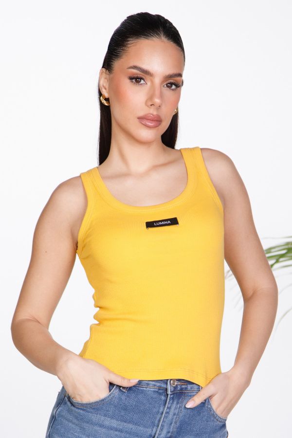 Ribbed tank top