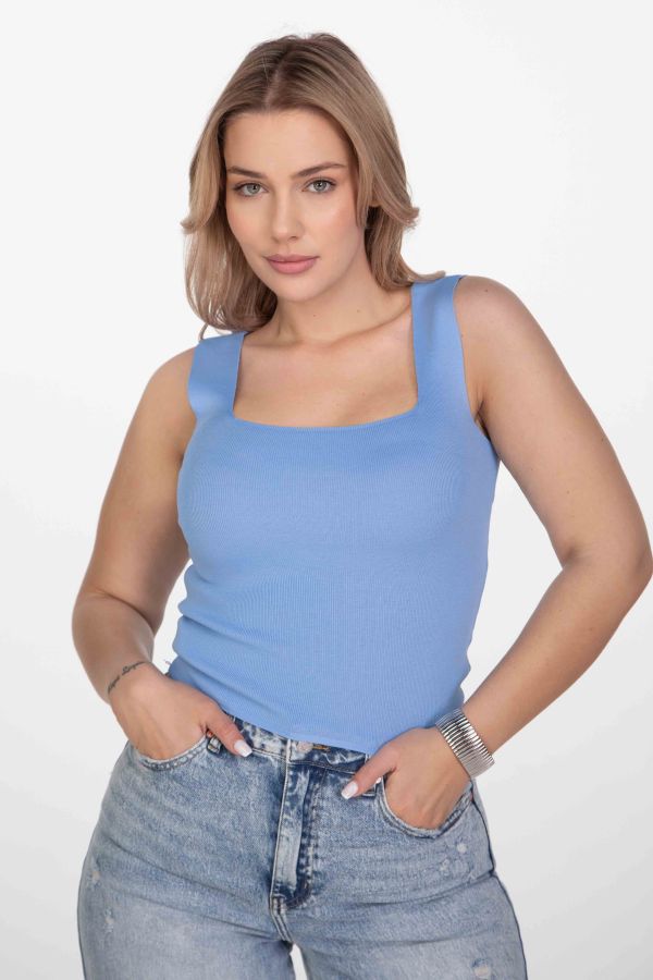Ribbed crop top