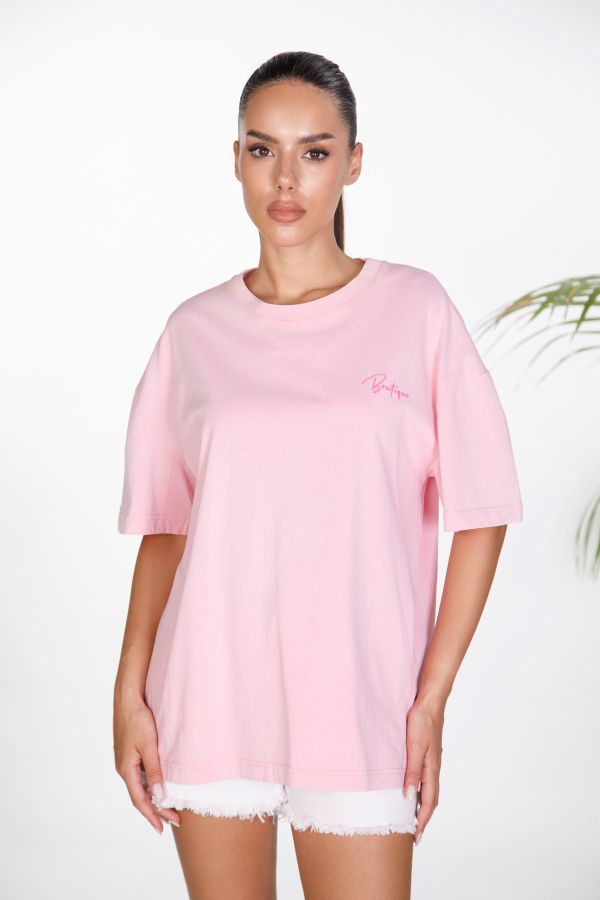 Oversize boutique print t-shirt