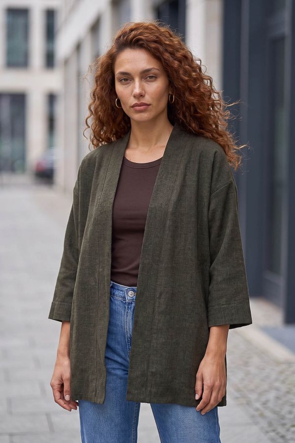 Ανοιχτό σουέντ σακάκι