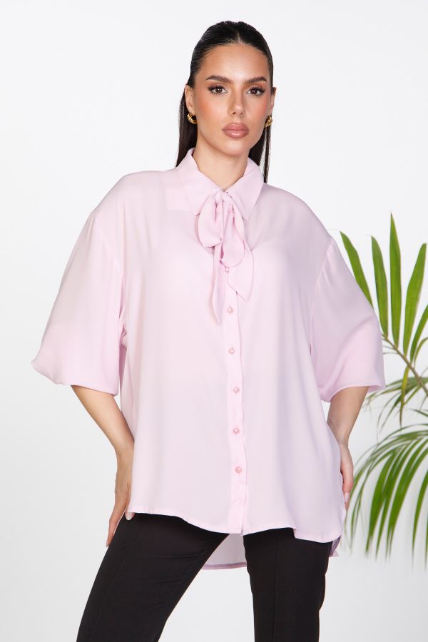 Asymmetric Chiffon Shirt