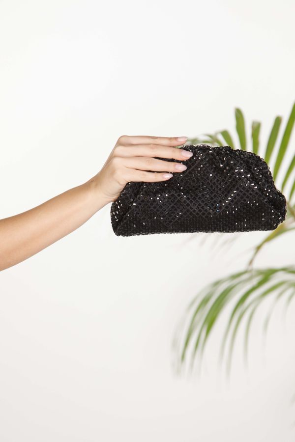 Clutch με μεγάλα στρας
