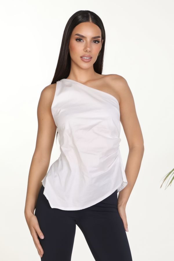 One-shoulder top