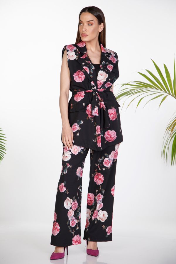 Floral co-ord vest and trousers set