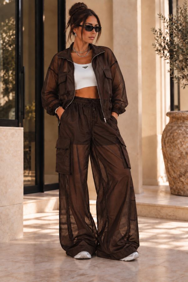 See through σετ με cargo λεπτομέρειες