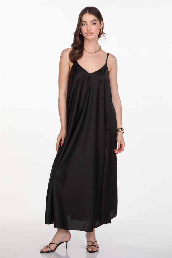 Asymmetric maxi dress