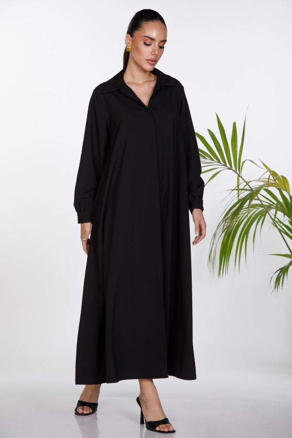 Maxi shirt dress