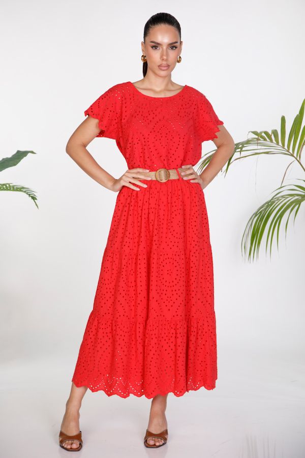 Sangallo midi skirt