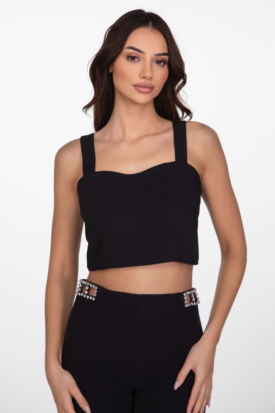 Crop top με τιράντα