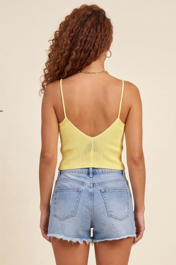 Πλεκτό crop top