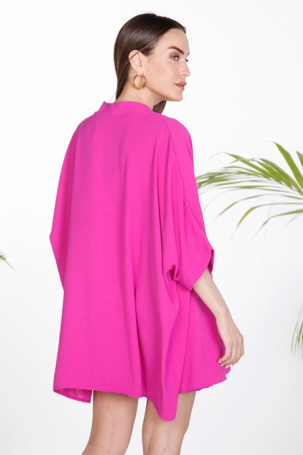 Kimono and shorts set in loose fit