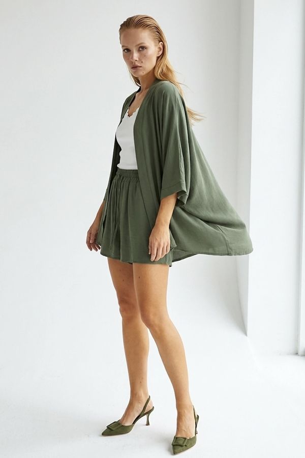 Kimono and shorts set