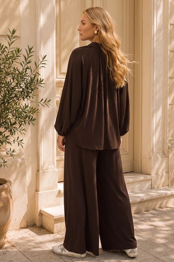 Σετ ζακέτα με φερμουάρ και παντελόνα