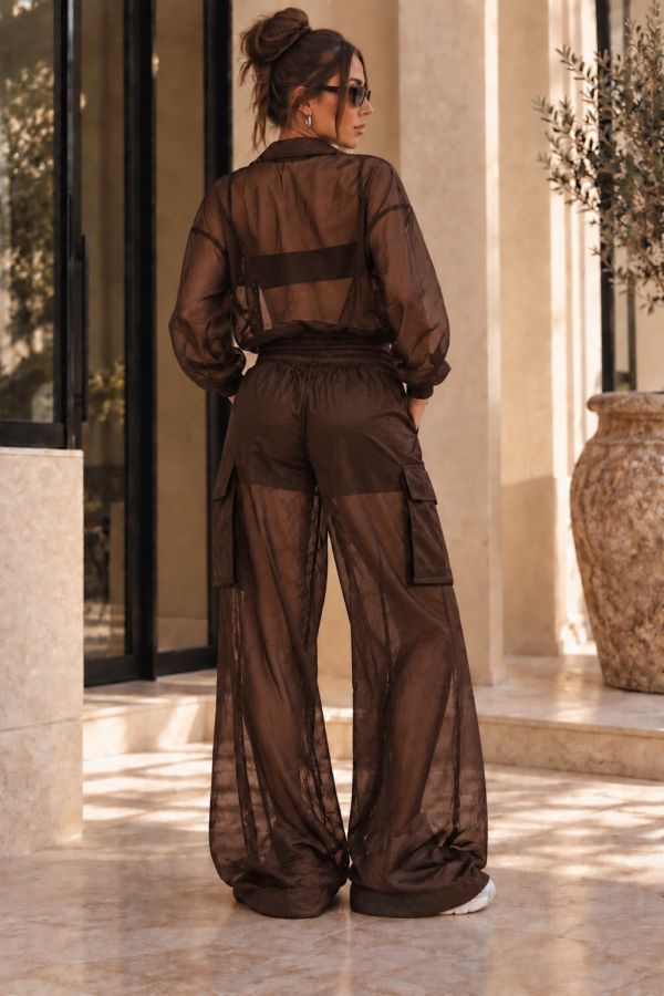 See through σετ με cargo λεπτομέρειες