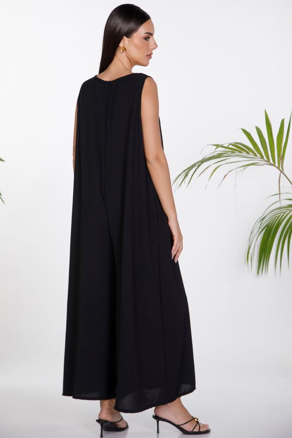 Sleeveless flowy jumpsuit