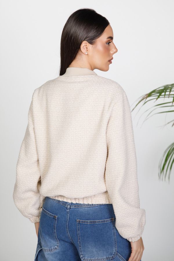 Tweed lurex jacket