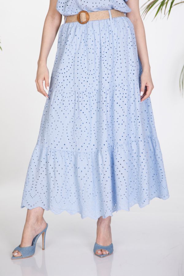 Sangallo midi skirt