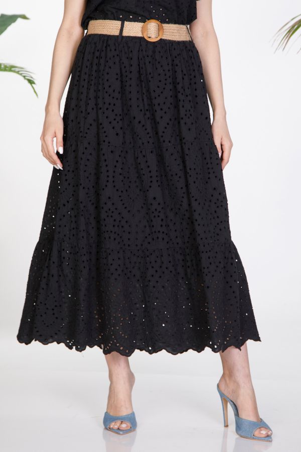 Sangallo midi skirt