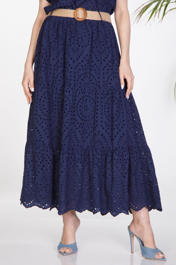 Sangallo midi skirt