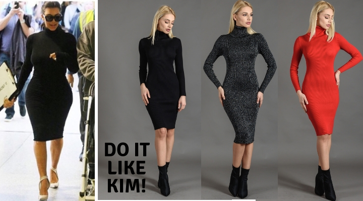Κάν ‘το όπως η Kim Kardashian – Ζιβάγκο στενό φόρεμα!