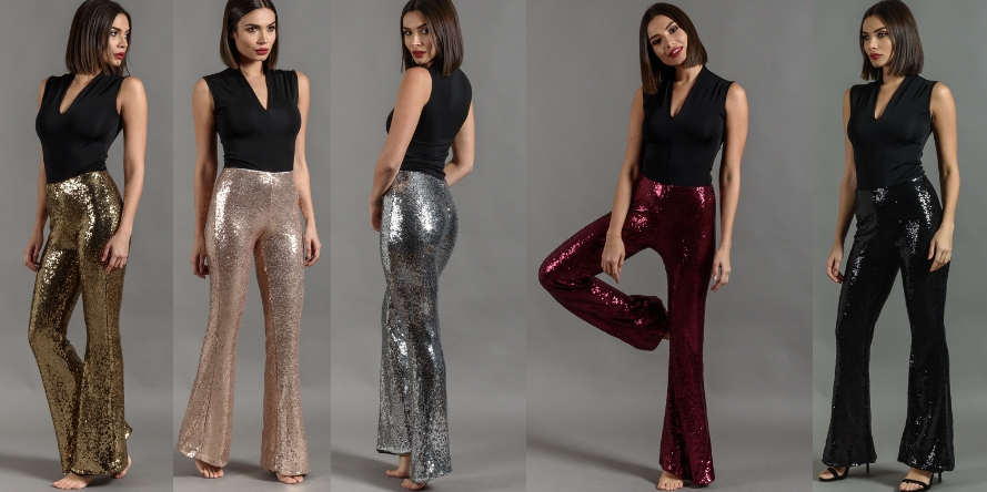 Sequin addicted! Το παντελόνι με παγιέτες δεν πρέπει να λείπει από την ντουλάπα σου.